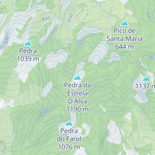 Map of Pedra da Estrela D'Alva