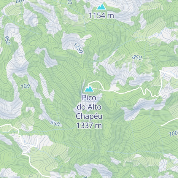 Map of Pico do Alto Chapéu