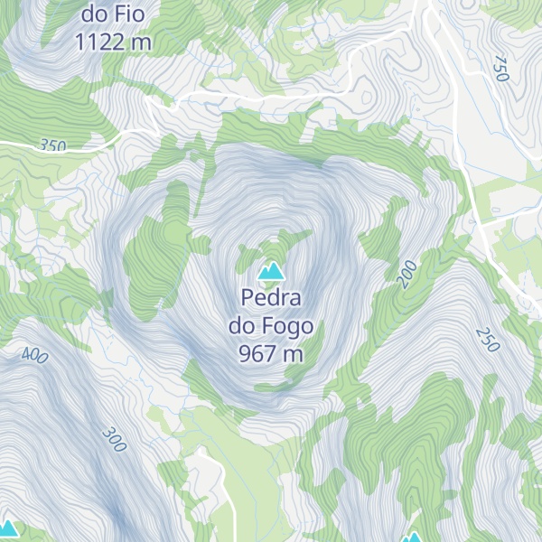Map of Pedra do Fogo