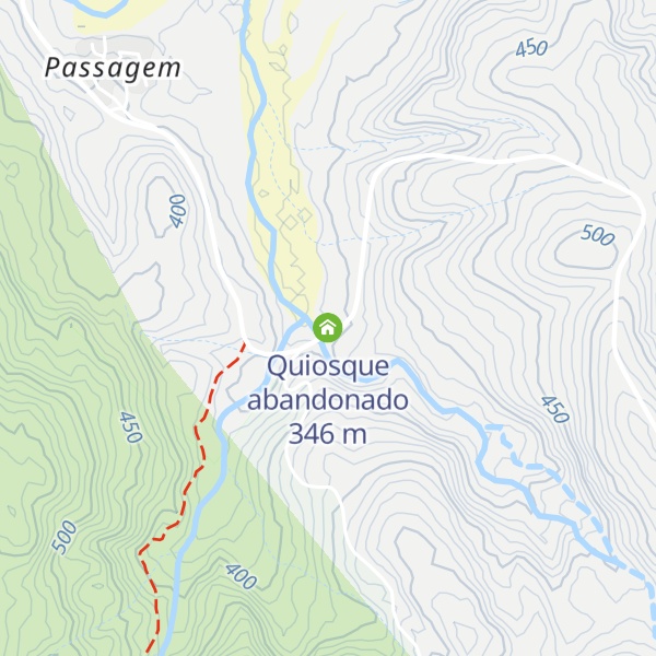 Map of Quiosque abandonado