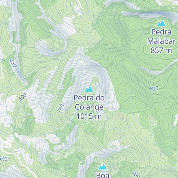 Map of Pedra do Colange