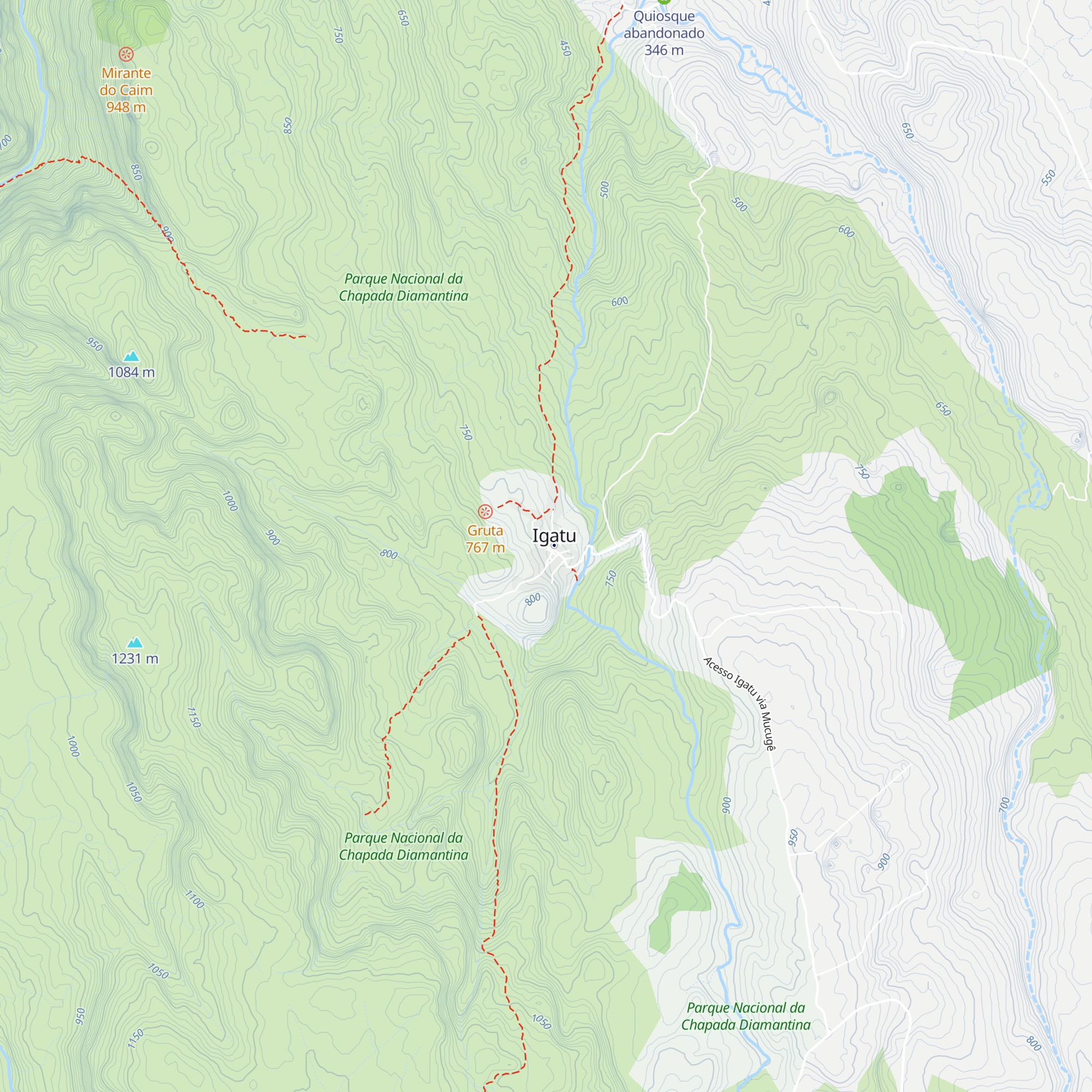 Xique xique map