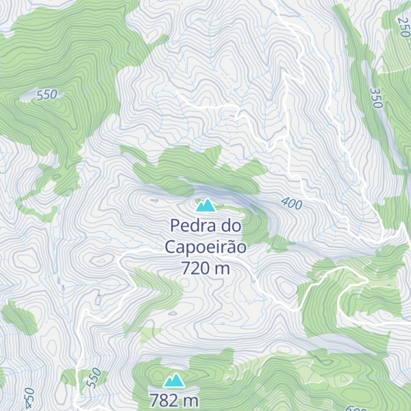 Map of Pedra do Capoeirão