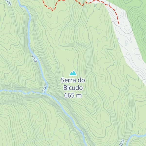 Map of Serra do Bicudo