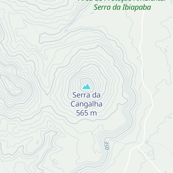 Map of Serra da Cangalha