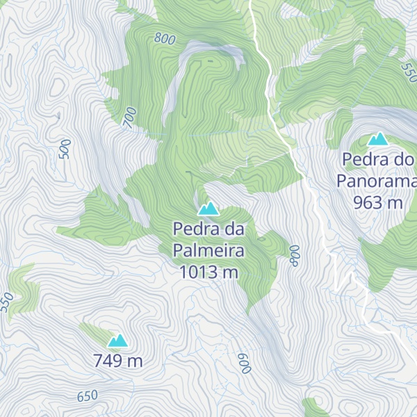 Map of Pedra da Palmeira
