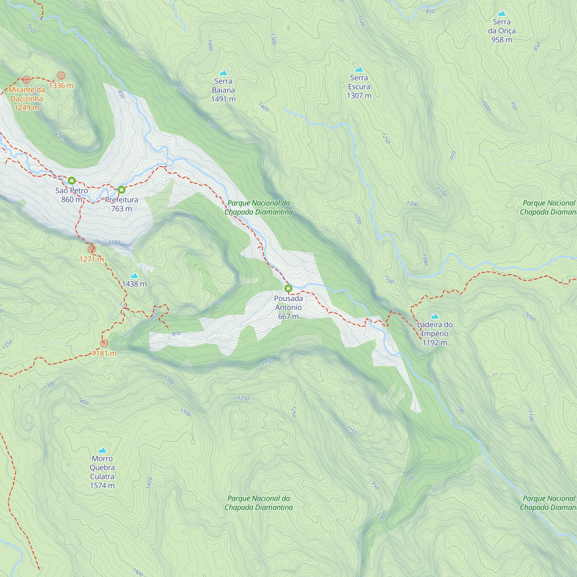Pousada Antonio map