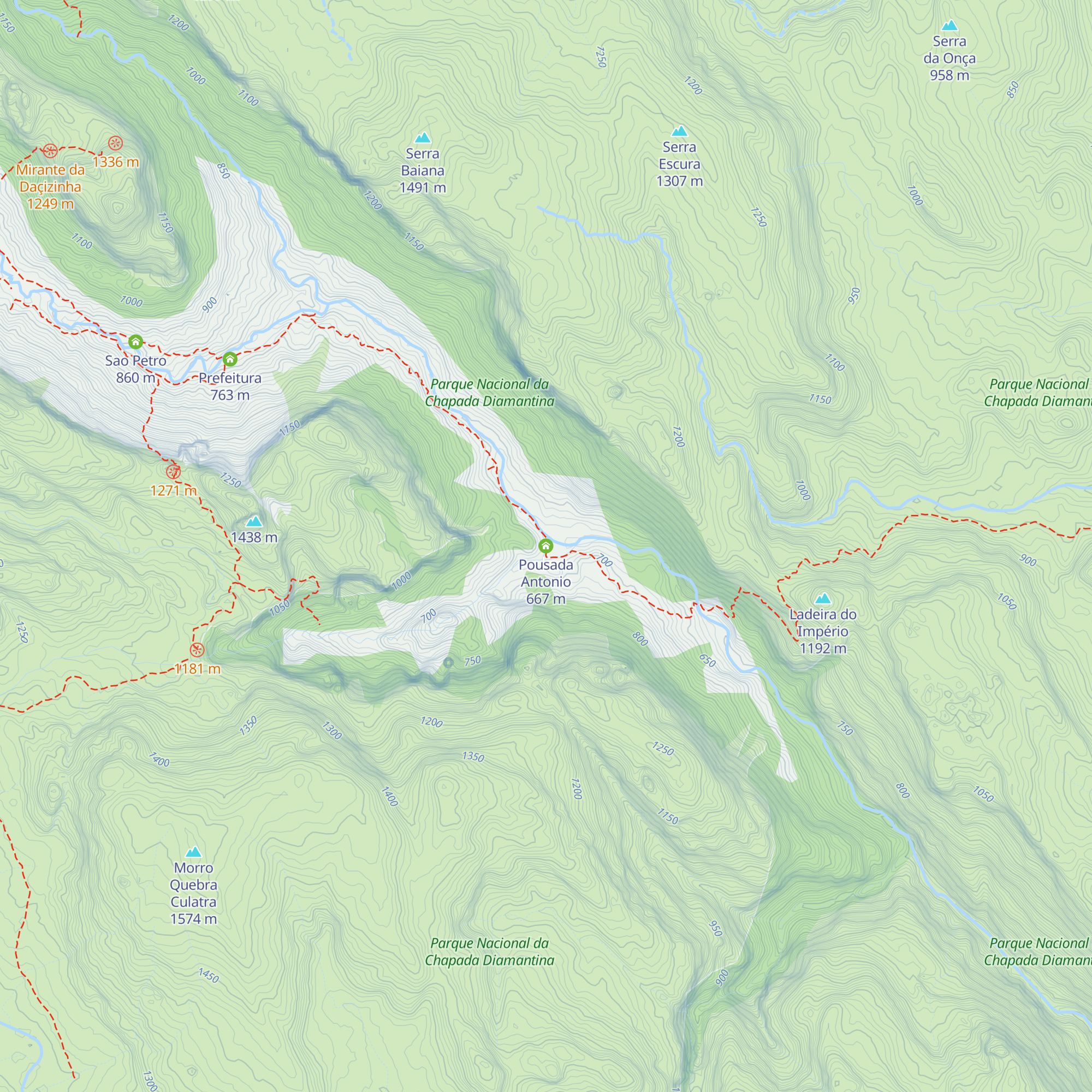 Pousada Antonio map