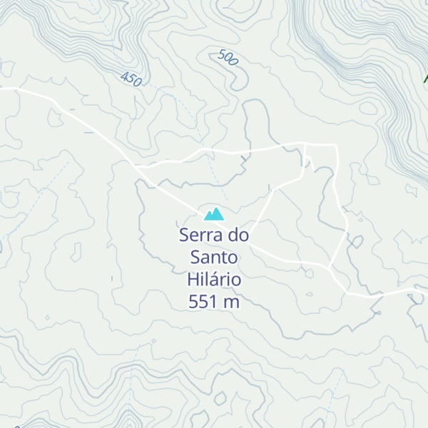Map of Serra do Santo Hilário