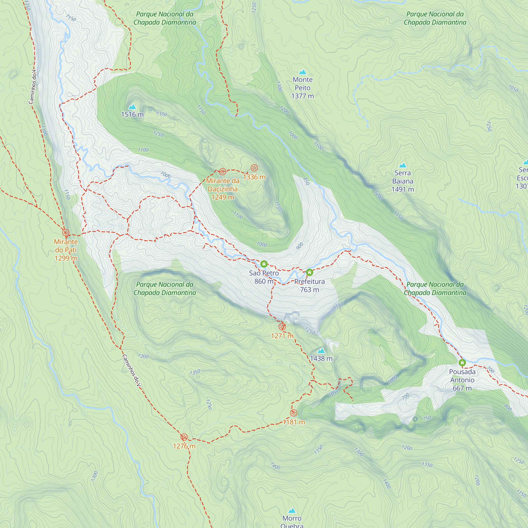 Sao Petro map