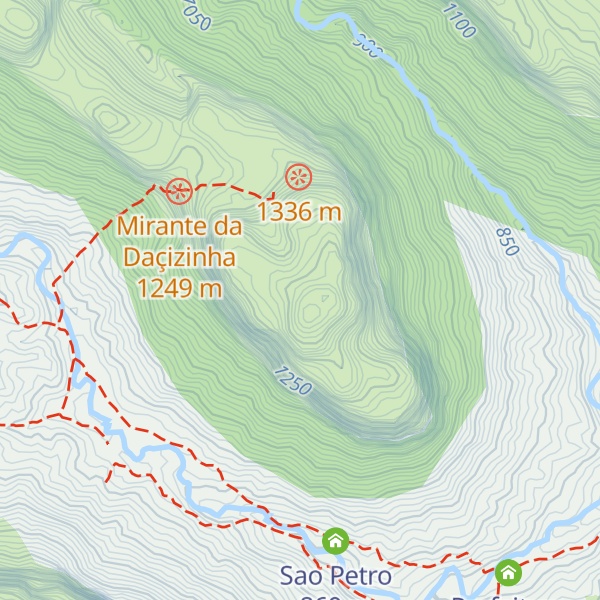Map of Morro da Lapinha (Castelo)