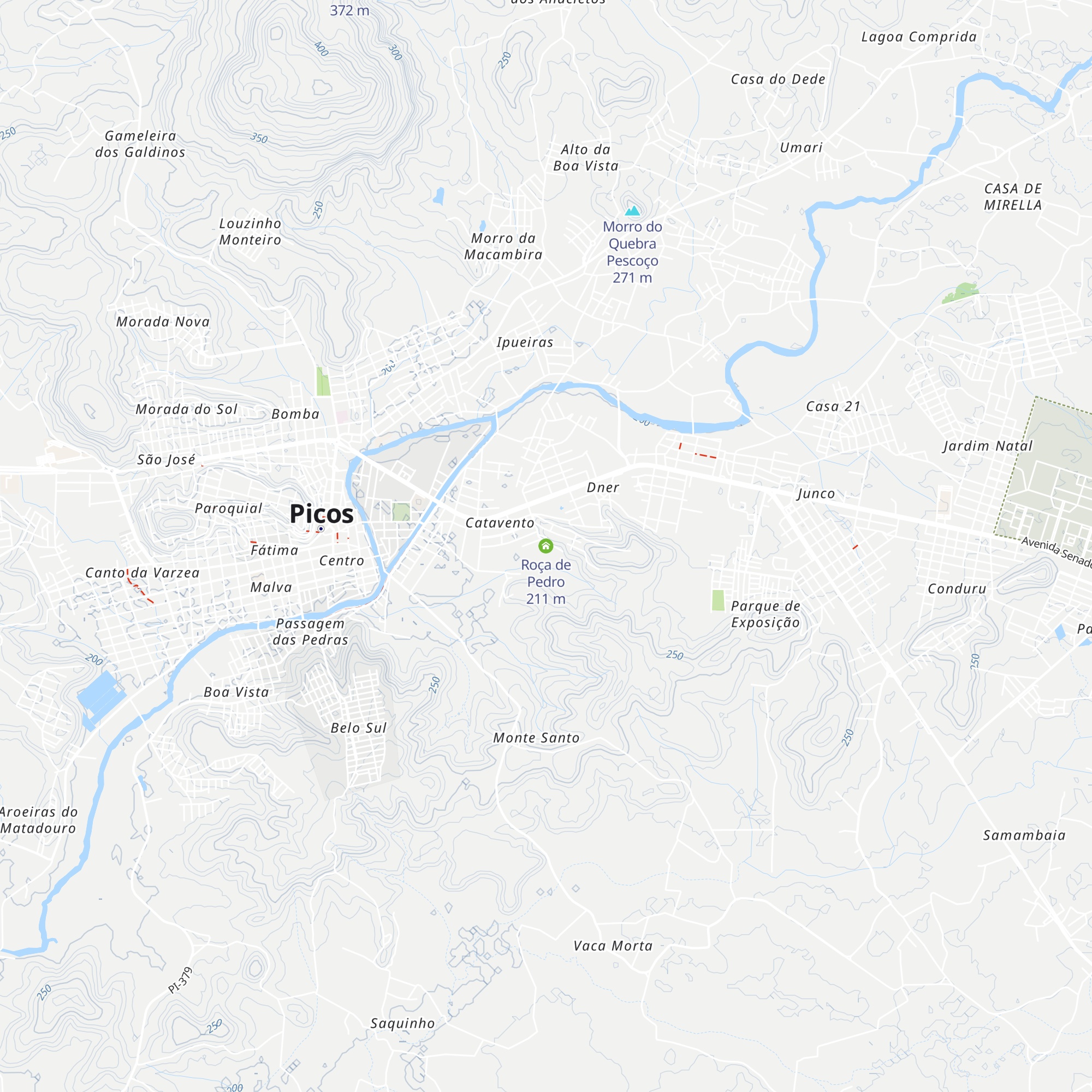 Roça de Pedro map