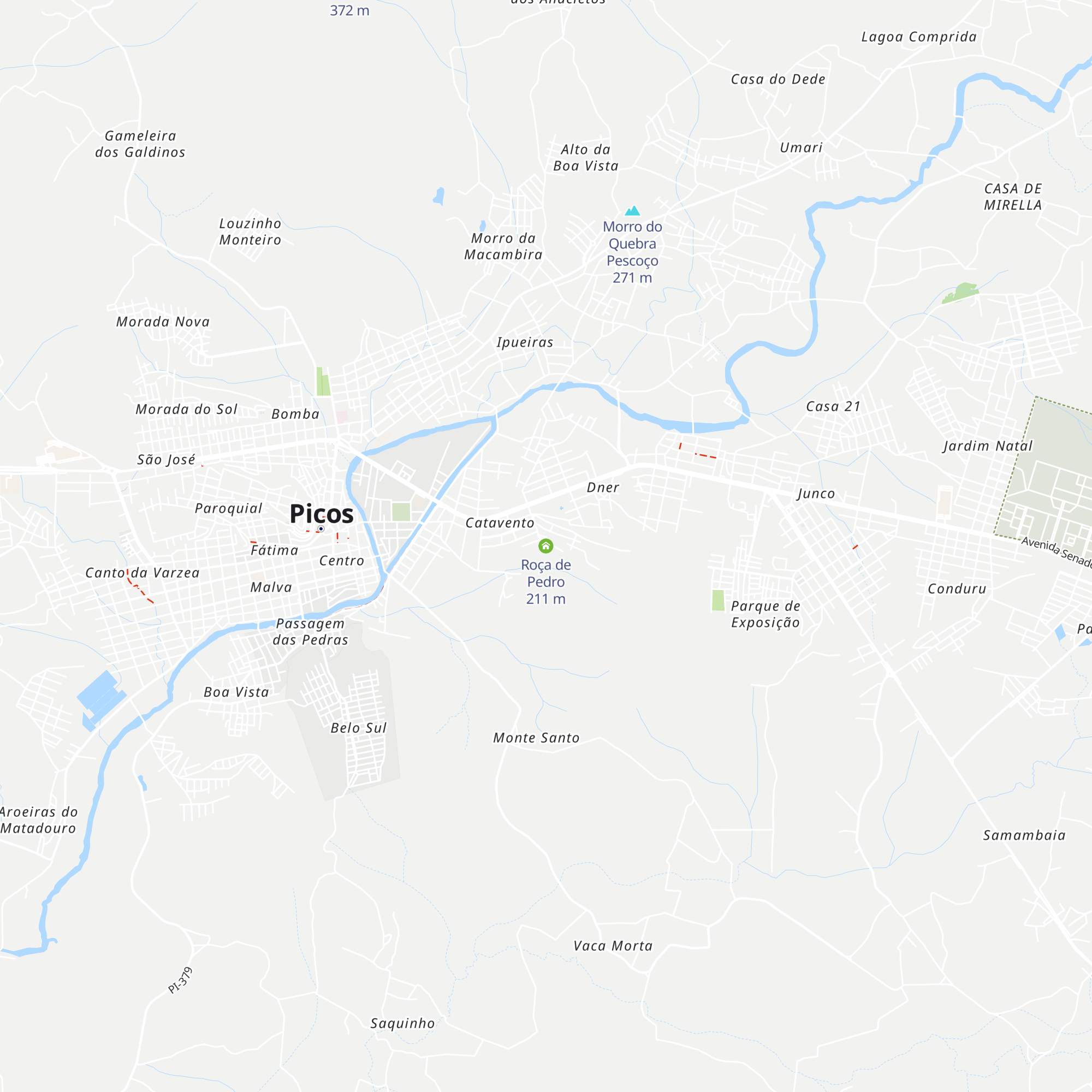Roça de Pedro map