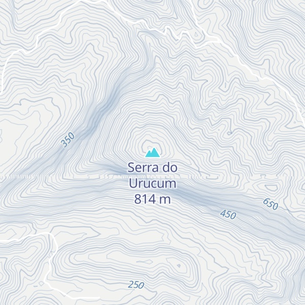 Map of Serra do Urucum