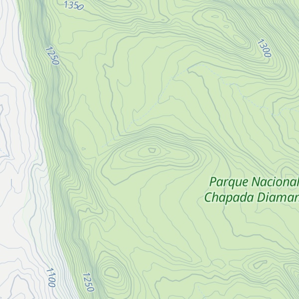 Map of Serra Geral do Sincorá