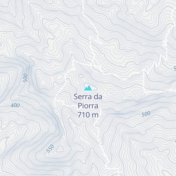 Map of Serra da Piorra