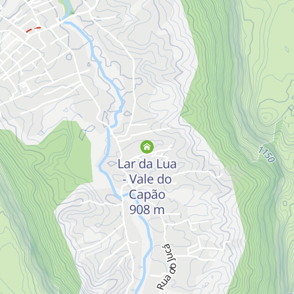 Map of Lar da Lua - Vale do Capão