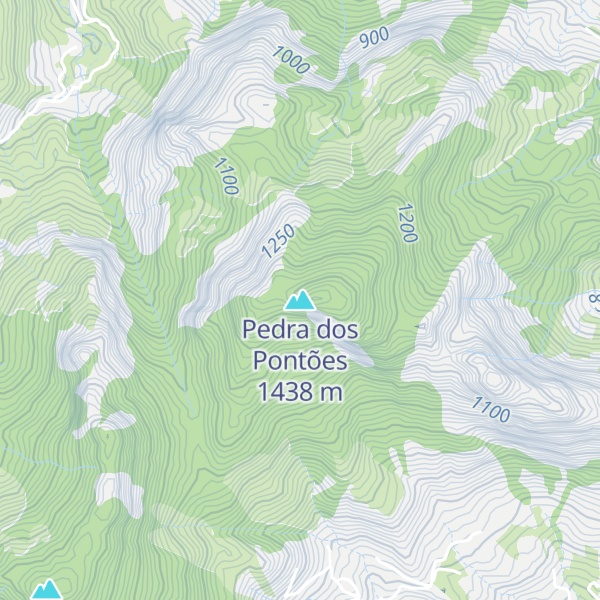 Map of Pedra dos Pontões