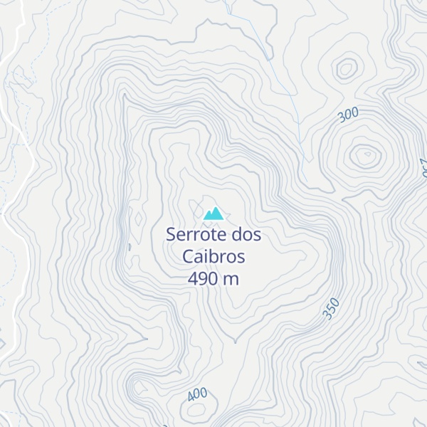 Map of Serrote dos Caibros