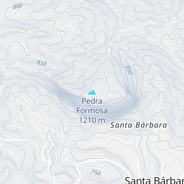 Map of Pedra Formosa