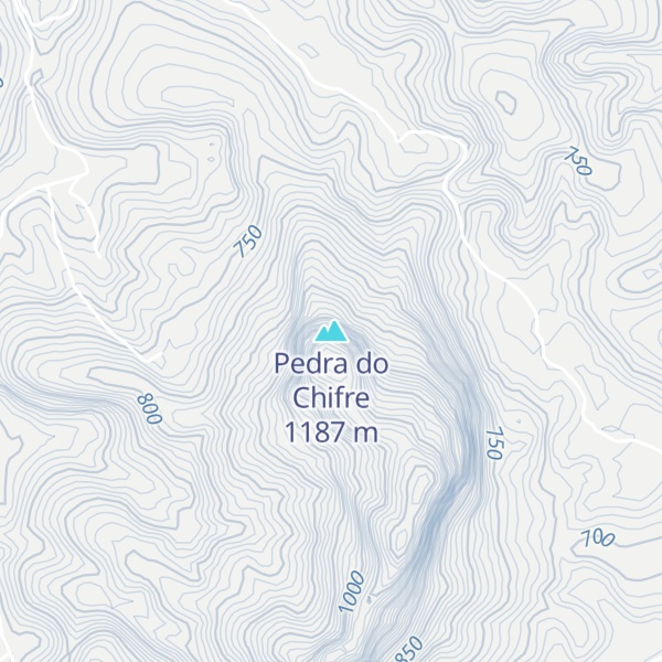 Map of Pedra do Chifre