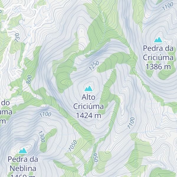 Map of Alto Criciúma