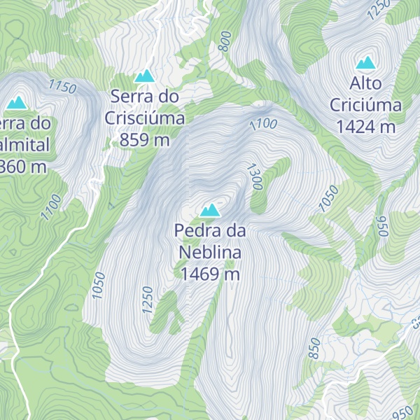 Map of Pedra da Neblina