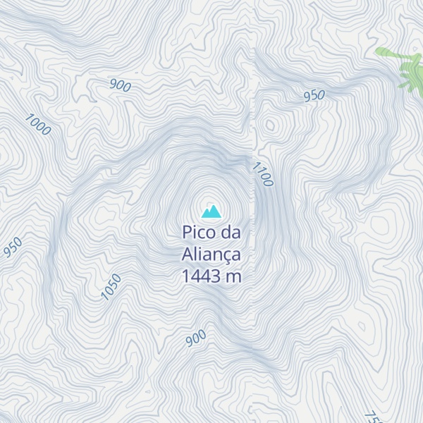 Map of Pico da Aliança