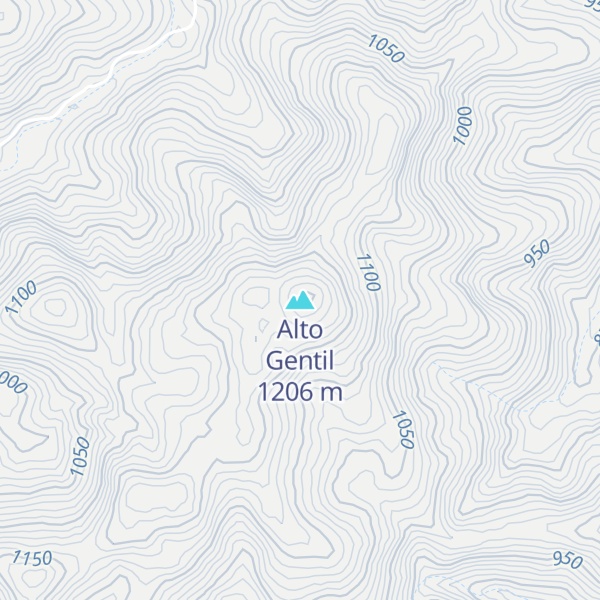 Map of Alto Gentil