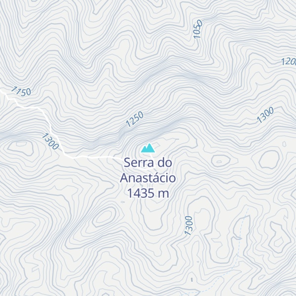 Map of Serra do Anastácio