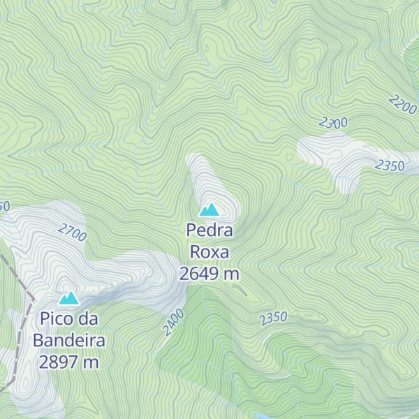 Map of Pedra Roxa