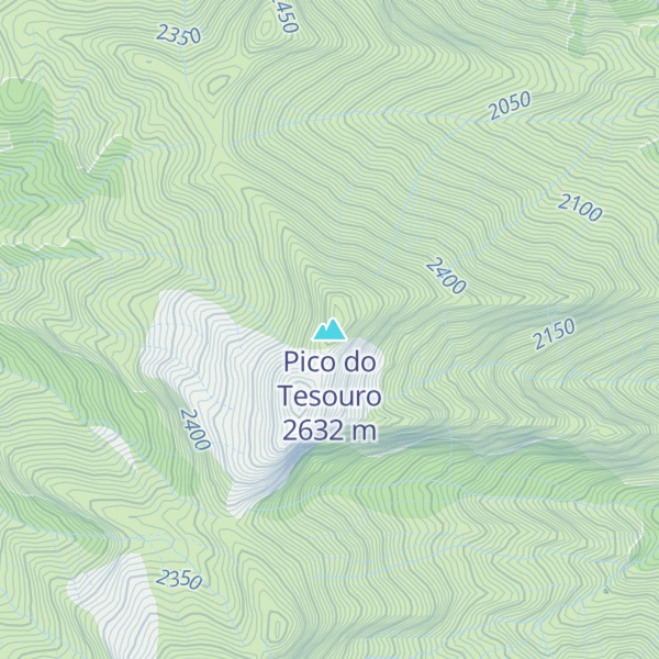 Map of Pico do Tesouro