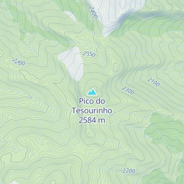 Map of Pico do Tesourinho