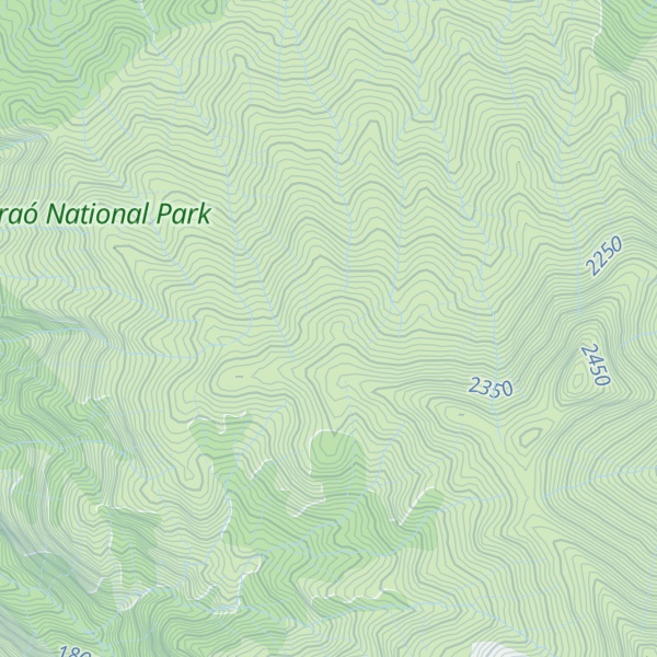 Map of Serra do Caparaó