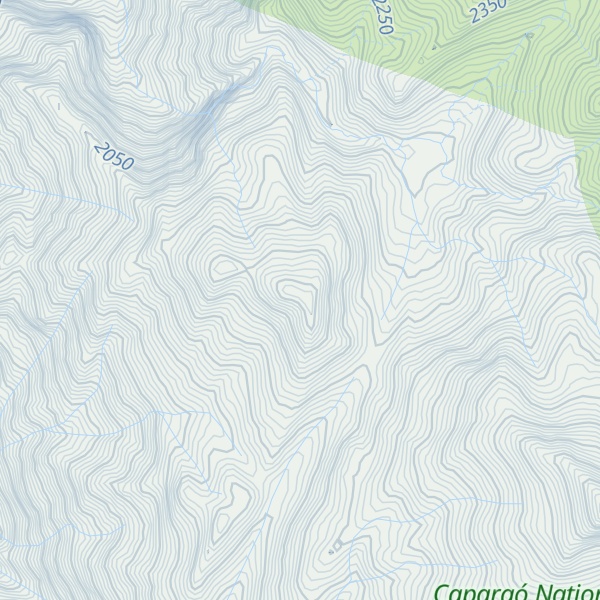Map of Serra do Caparaó