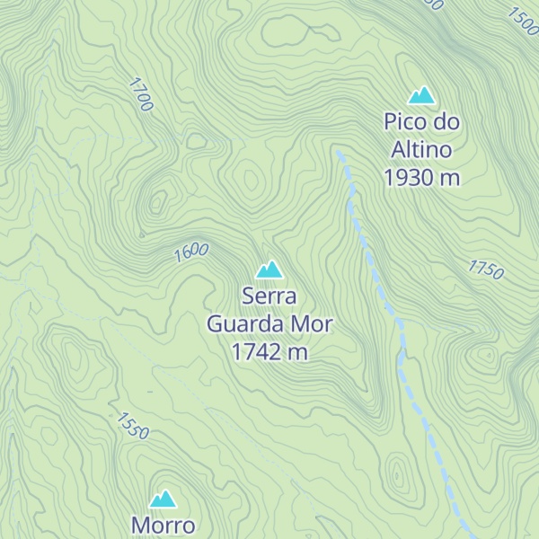Map of Serra Guarda Mor