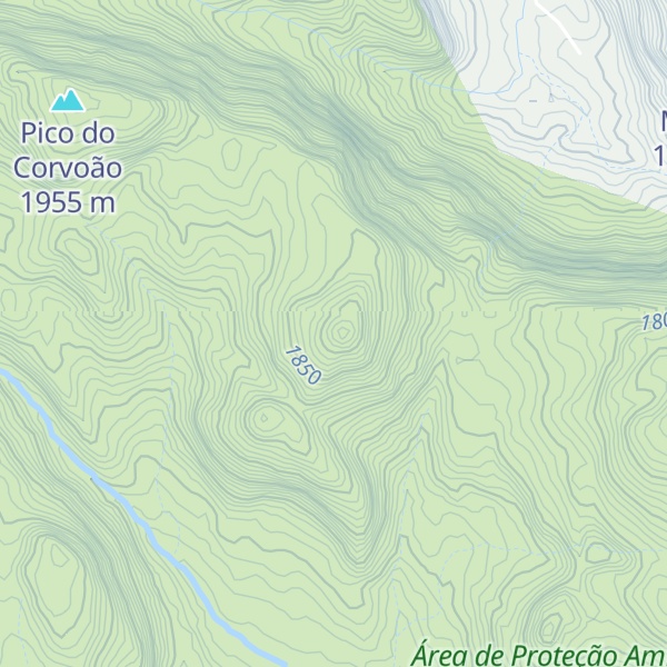 Map of Pico do Escorrido