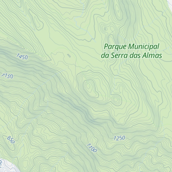 Map of Serra das Almas