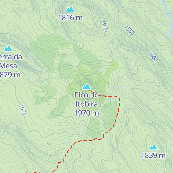 Map of Pico do Itobira
