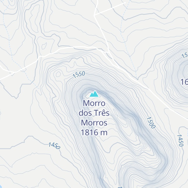 Map of Morro dos Três Morros