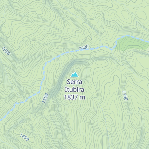 Map of Serra Itubira