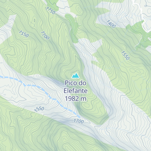 Map of Pico do Elefante