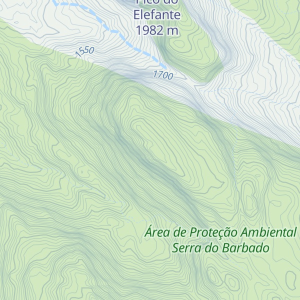 Map of Pico do Barbado