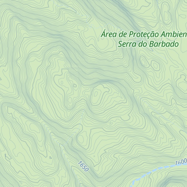 Map of Pico Lapa Grande