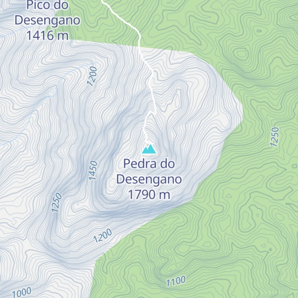Map of Pedra do Desengano