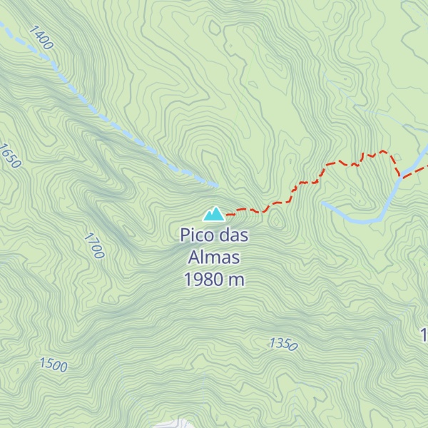 Map of Pico das Almas