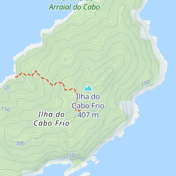 Map of Ilha do Cabo Frio