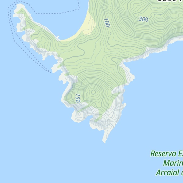 Map of Morro do Farol