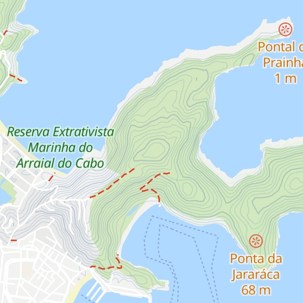 Map of Morro do Forno