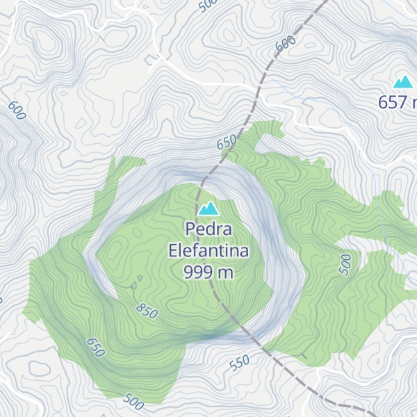 Map of Pedra Elefantina